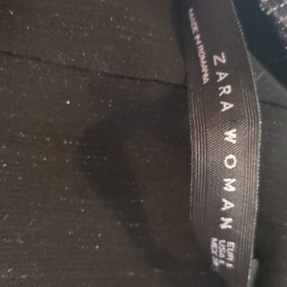 NWOT Zara Halter Keyhole Metalized Dress Size L. - Picture 5 of 5